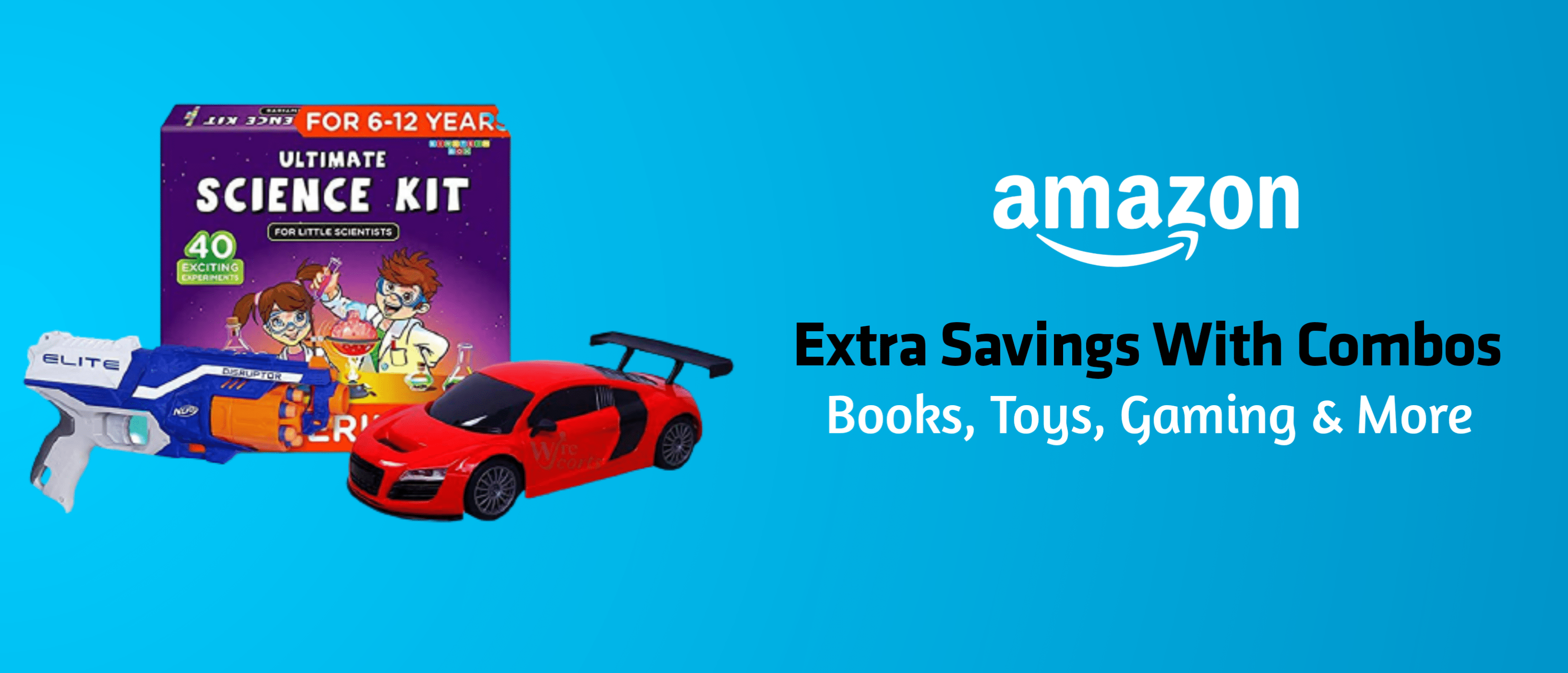 Get an exciting offer on Amazon's Great Indian Festival on the books, toys, gaming, and a lot more.
                                Kid toys, Kid's toys